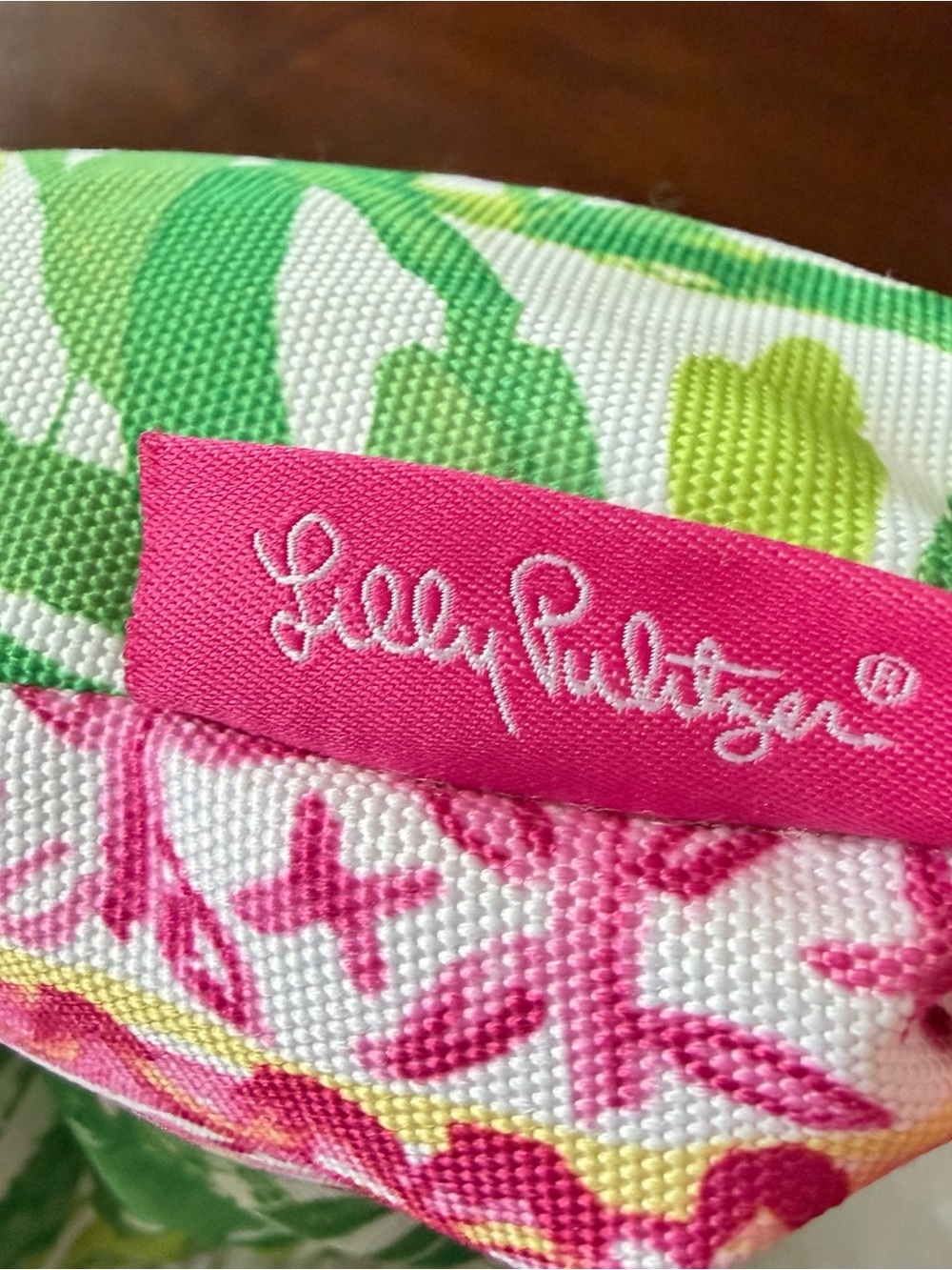 Lilly Pulitzer Flamingo Tassel Throw Pillow 24x24 Tropical Pink Green Decor - Picture 8 of 11